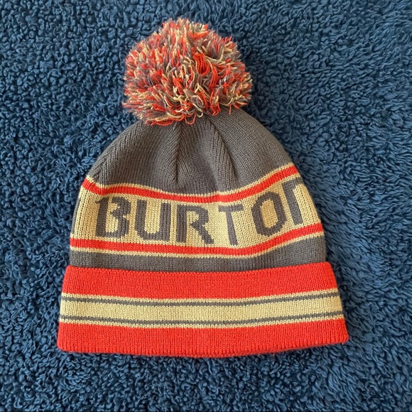 Burton Other - Burton Pom knit unisex snow hat / beanie